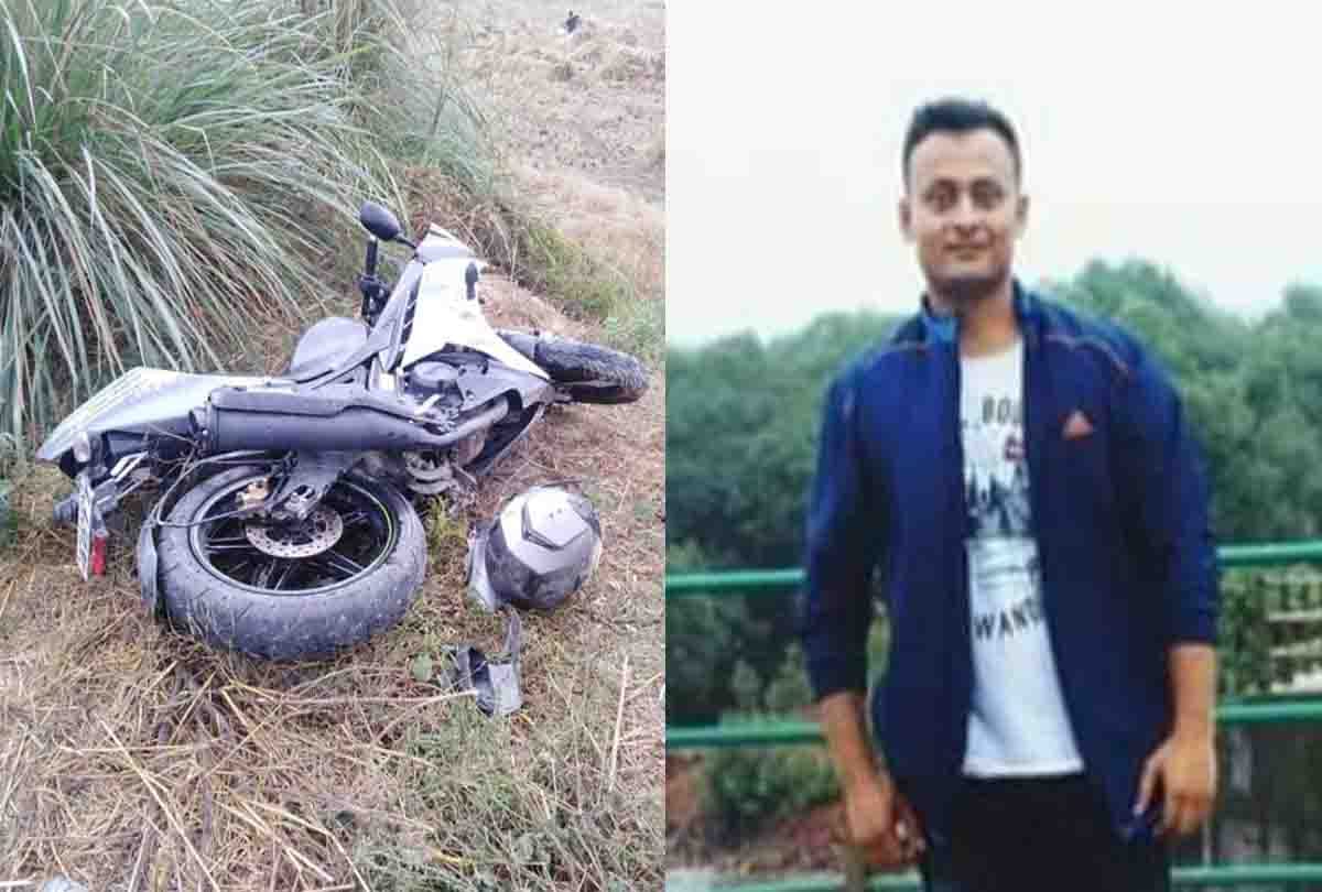 Air Force soldier died due to fall bike on mud spread on the road