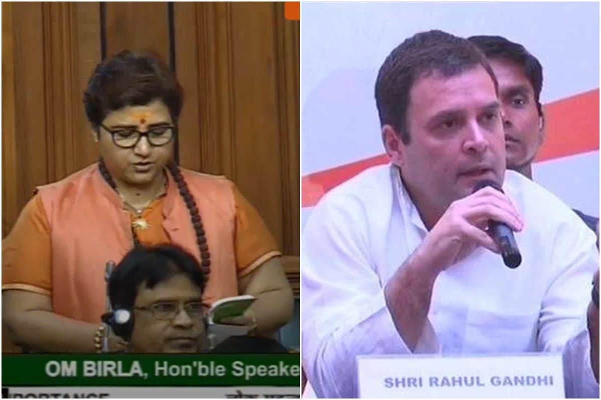 Pragya Thakur complaint against Rahul Gandhi may be sent to privilege committee says Sources