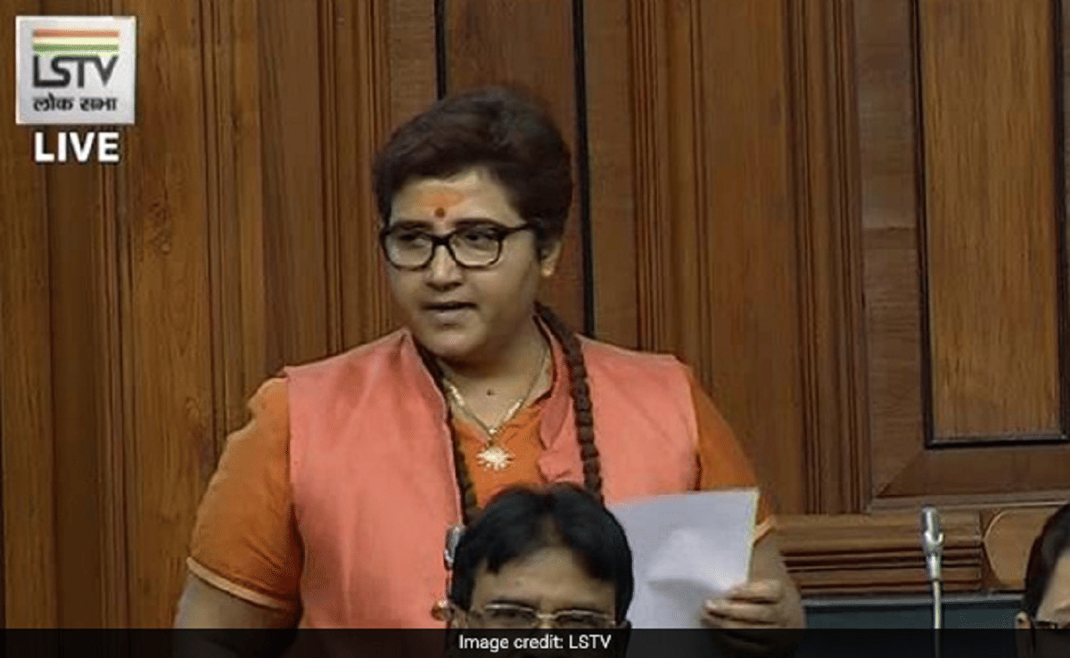 Bhopal MP pragya Singh Thakur apologizes twice in Parliament on nathuram Godse remark