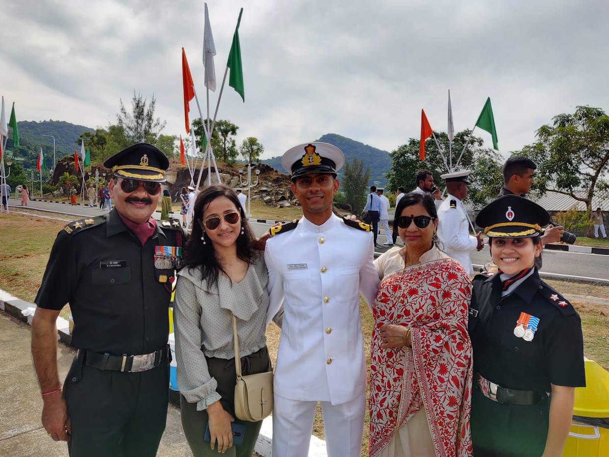 Son of Dundekh village became officer in Aviral Navy