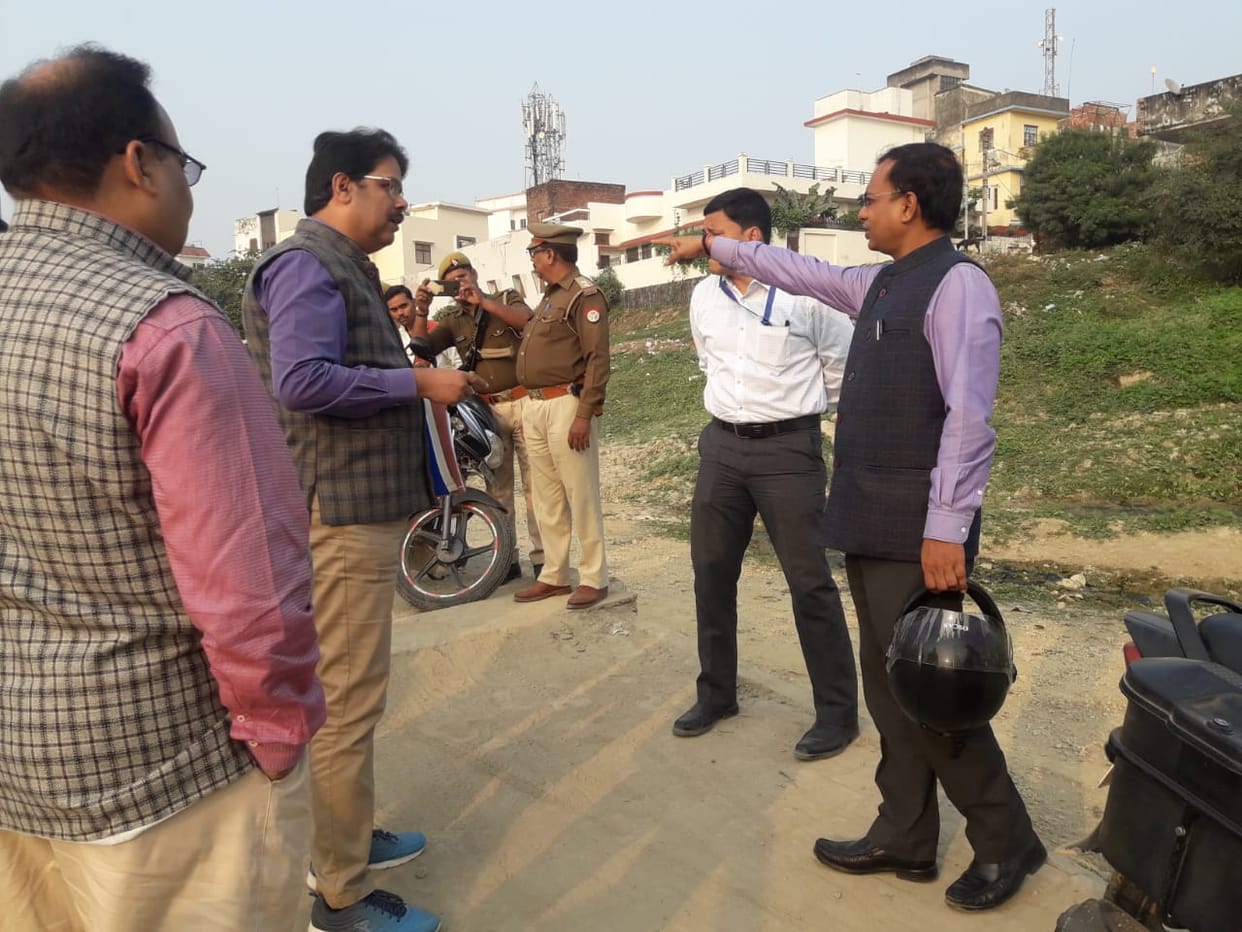 In Varanasi, when the commissioner drove a bike, everyone's eyes were open.