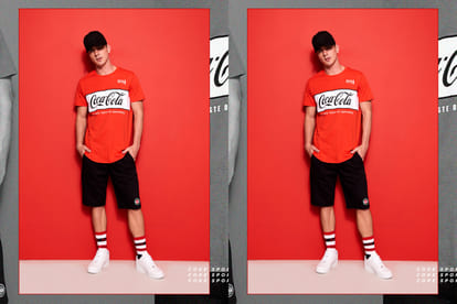 coca cola clothing includes recycled plastic bottles in clothes