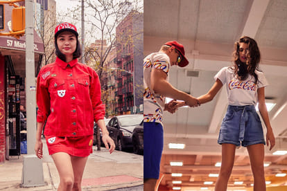 coca cola clothing includes recycled plastic bottles in clothes