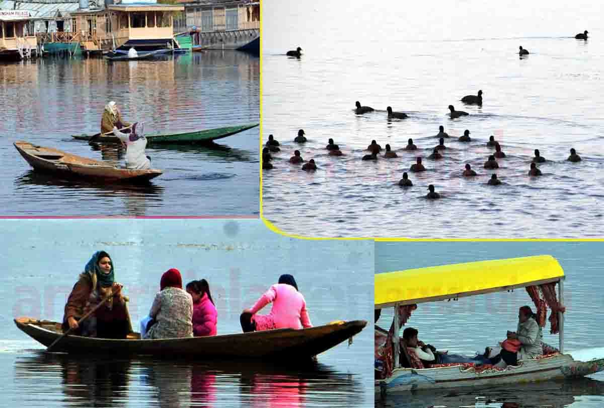 temperature gone in minus degrees in leh-ladakh, fall of temperature in jammu kashmir