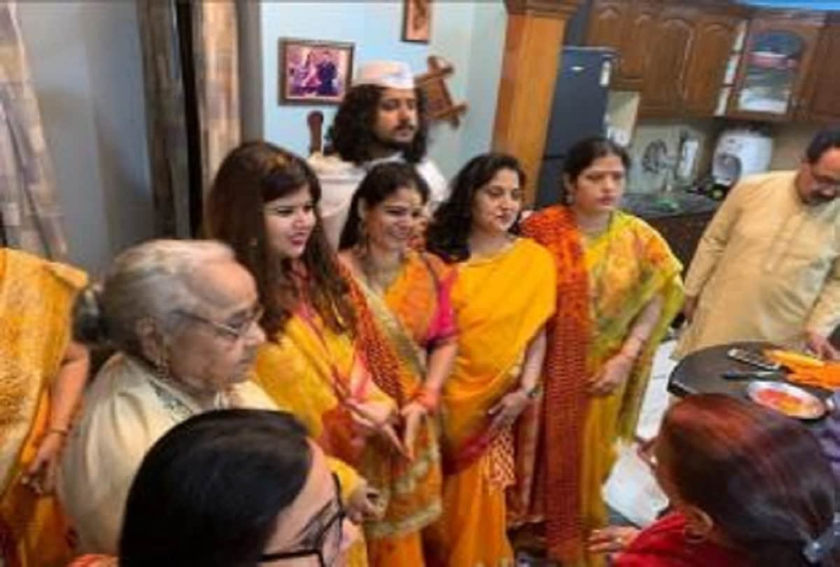 pankhuri pathak married to anil yadav see bridal look