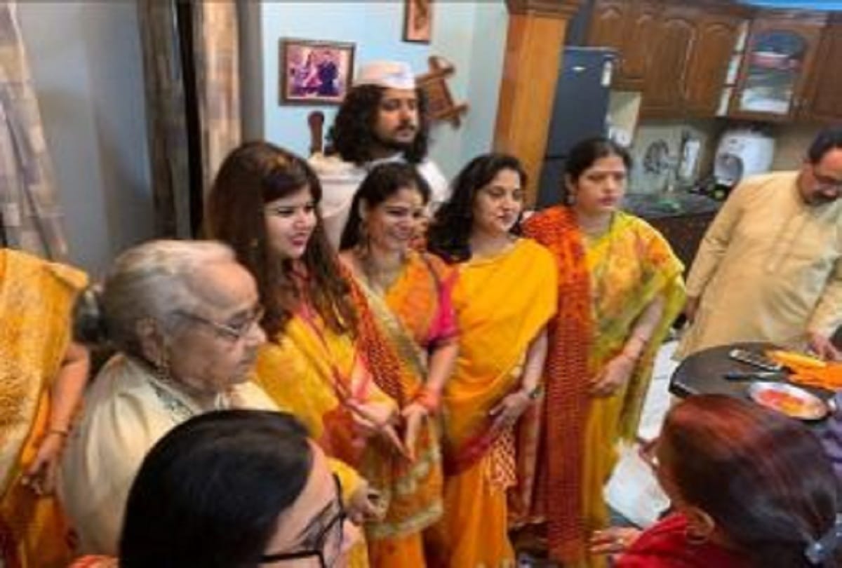 Pankhuri Pathak Anil Yadav wedding Mehendi and Haldi Pics on Instagram and twitter