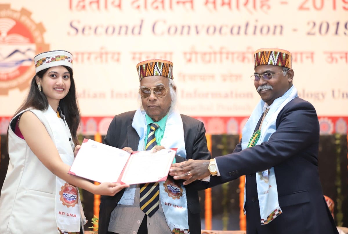 Best six students received gold medals, 42 awarded with degrees at IIIT Convocation hamirpur