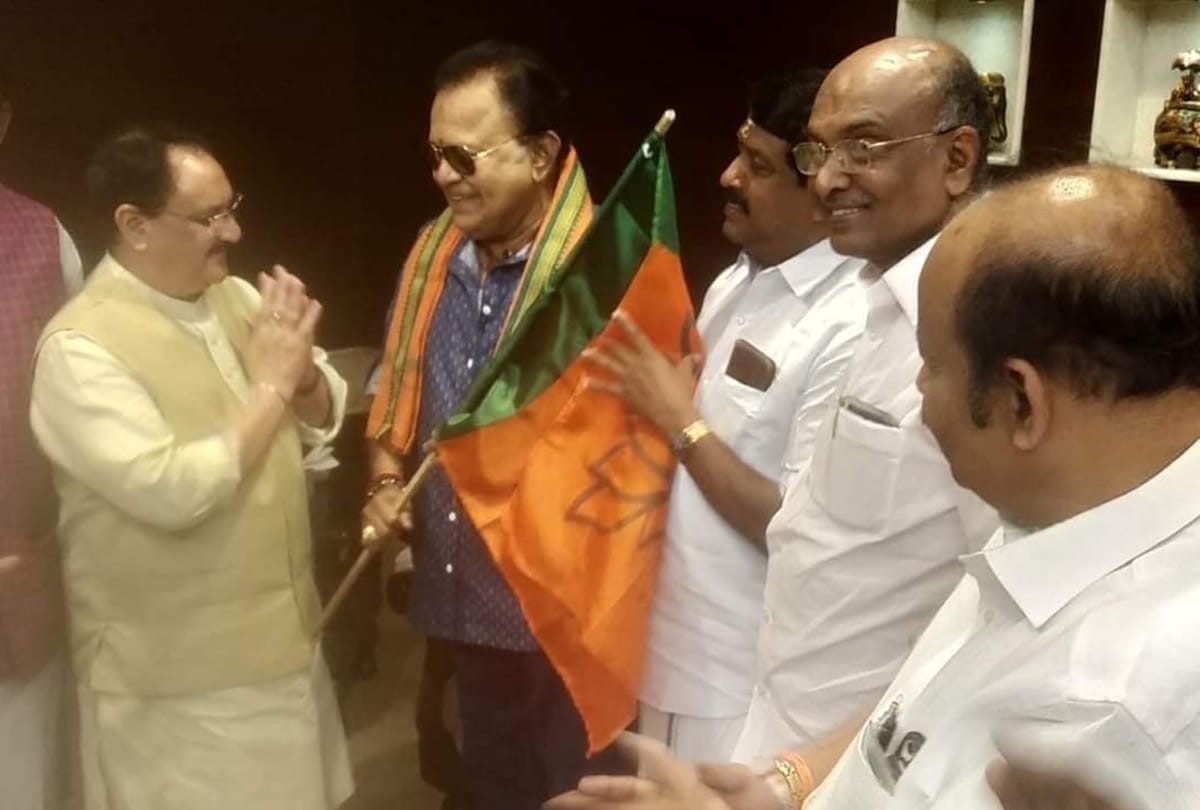 Tamil film and television actor Radha Ravi joins BJP