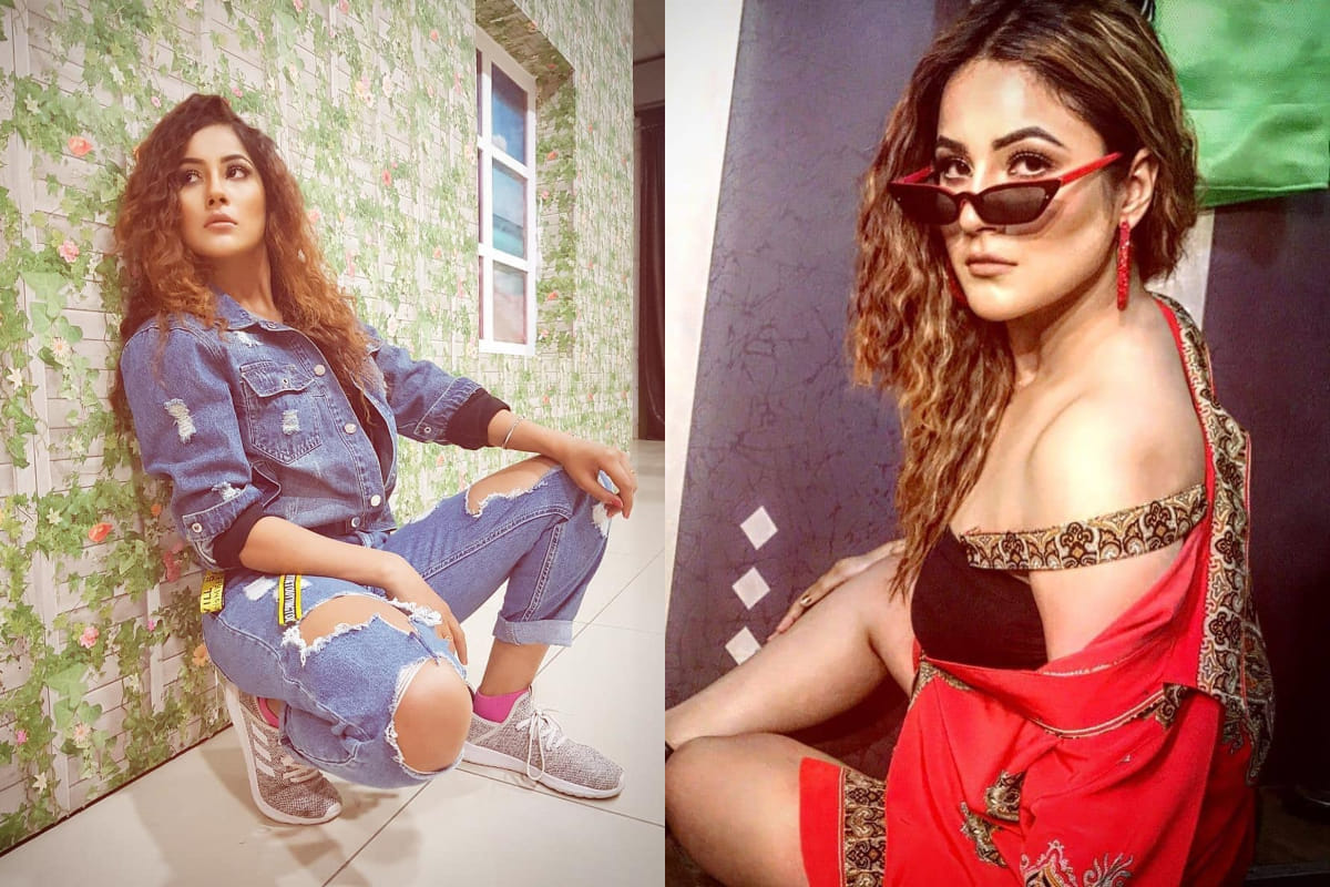 shehnaz gill stylish look at big boss 13