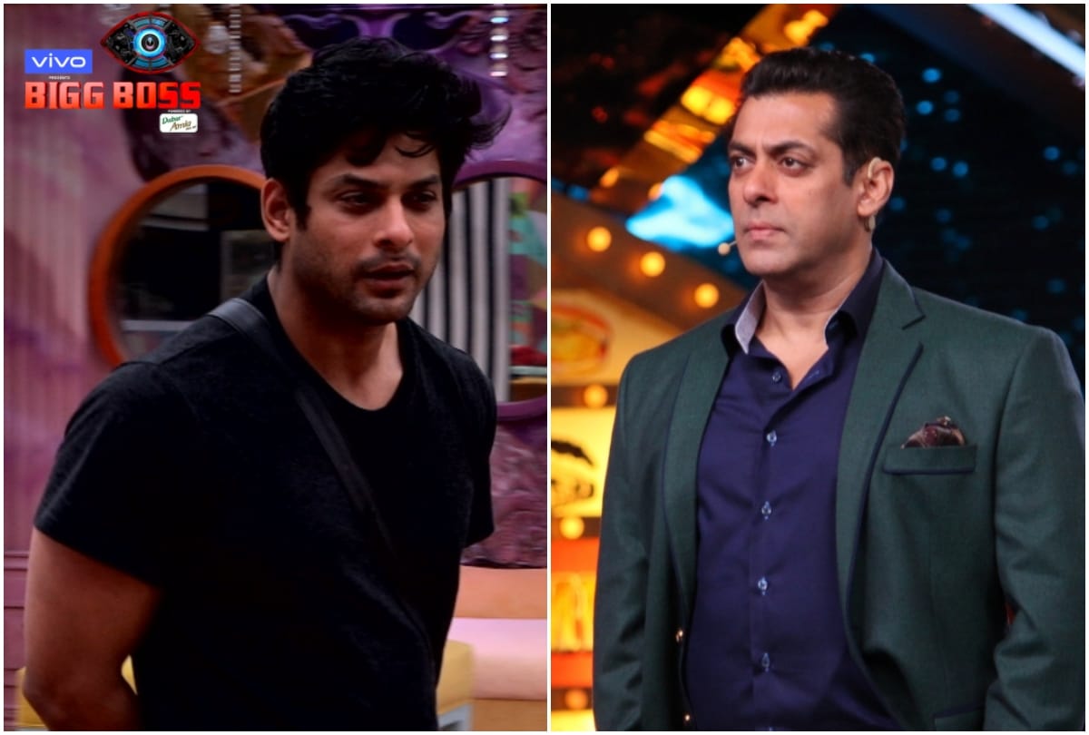 Bigg Boss 13 Salman Khan lashes out on Siddharth Shukla on his aggressive behavior