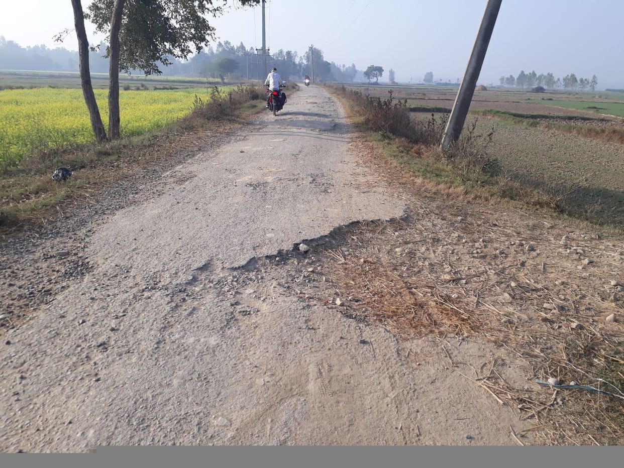 Dead line finished, pit on roads