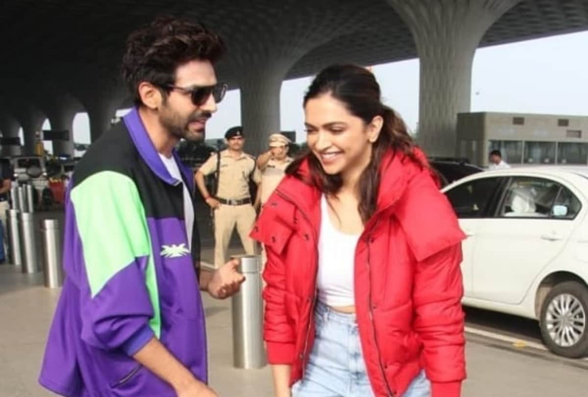 deepika padukone dance with kartik aaryan dheeme dheeme dance