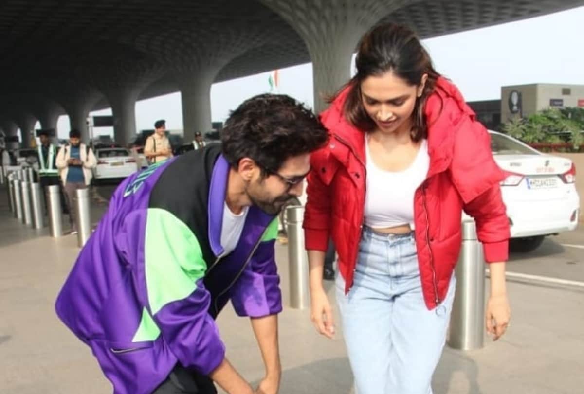deepika padukone dance with kartik aaryan dheeme dheeme dance