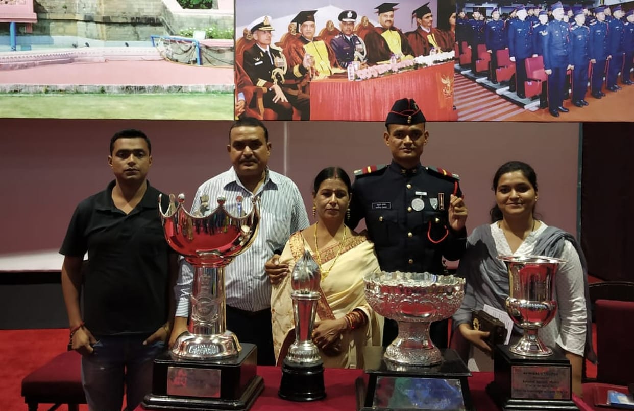 Gonda's son tops NDA's passing out parade