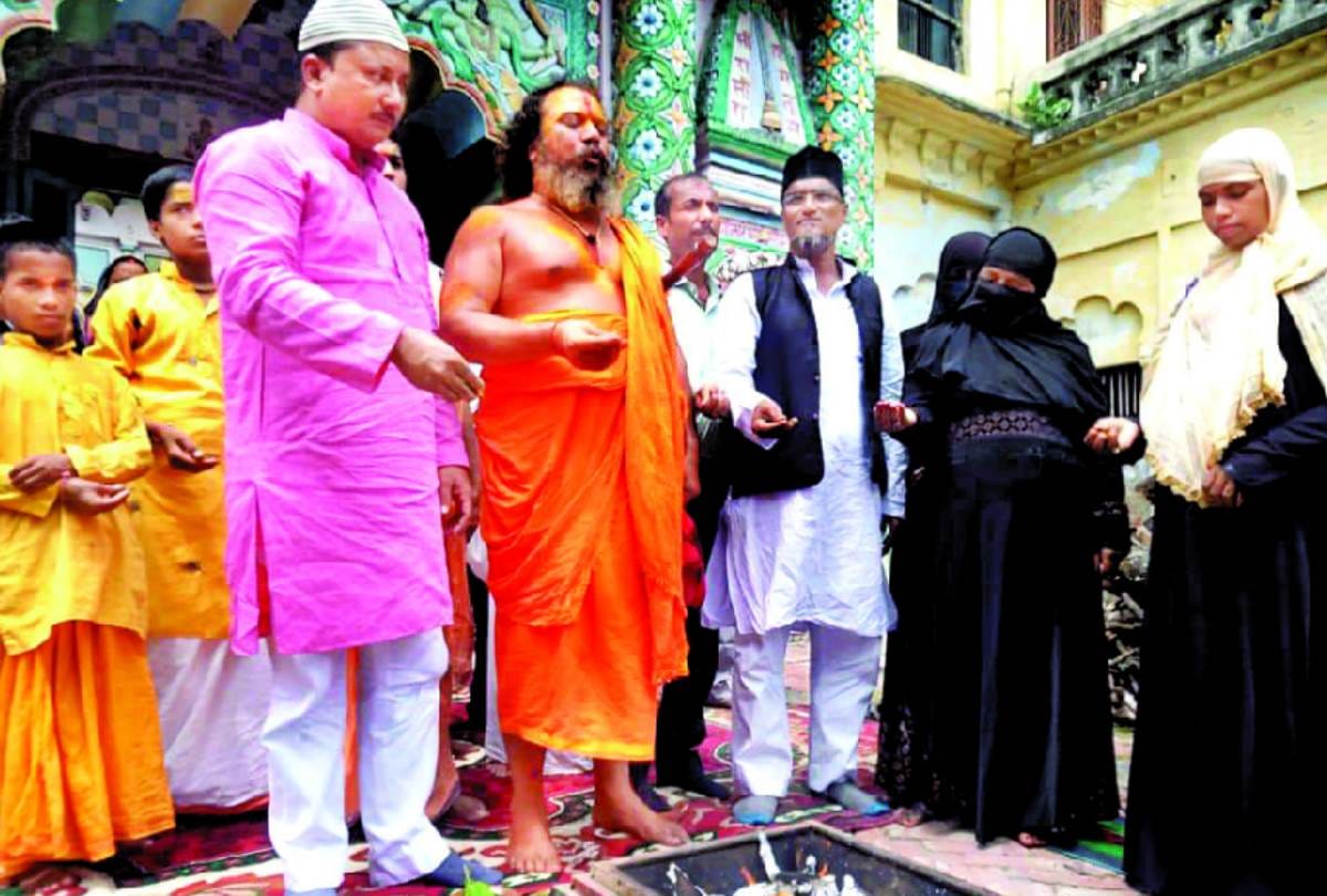 Muslim man was accused of being an infidel for speaking Jai Shri Ram.