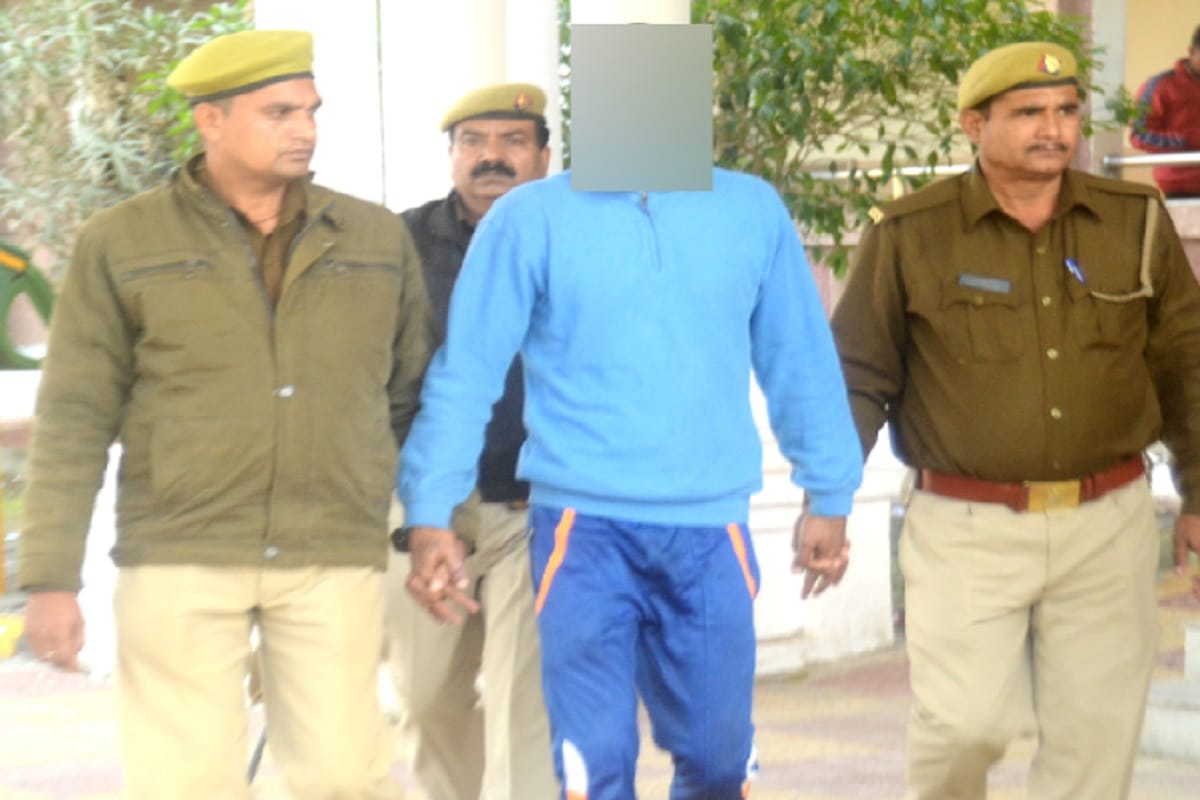 The victim baby child was fear after seeing the accused in court at Baghpat district