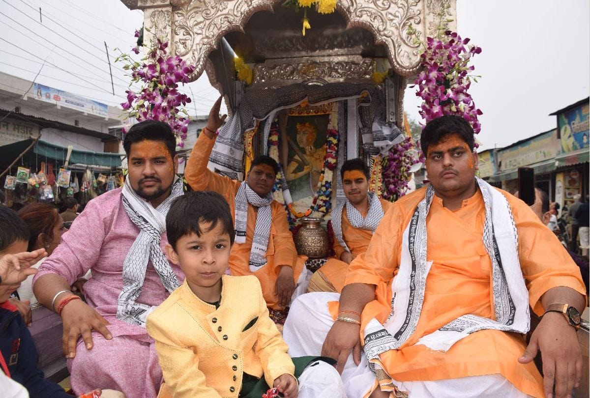 banke bihari prakatya diwas celebrations in vrindavan