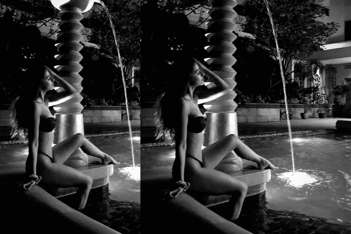 disha patani hot and bold look in calvin klein inner wear