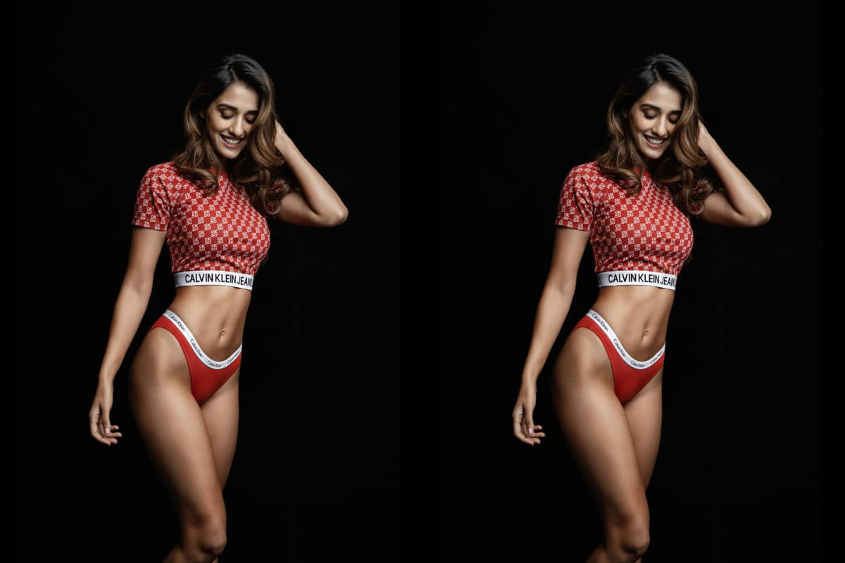 disha patani hot and bold look in calvin klein inner wear