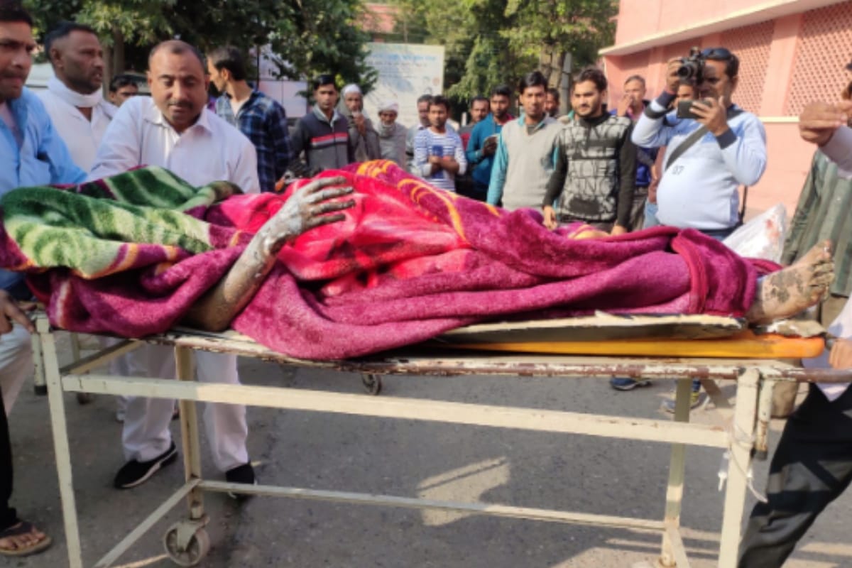 several workers Scorched in fire in a firecracker factory in saharanpur