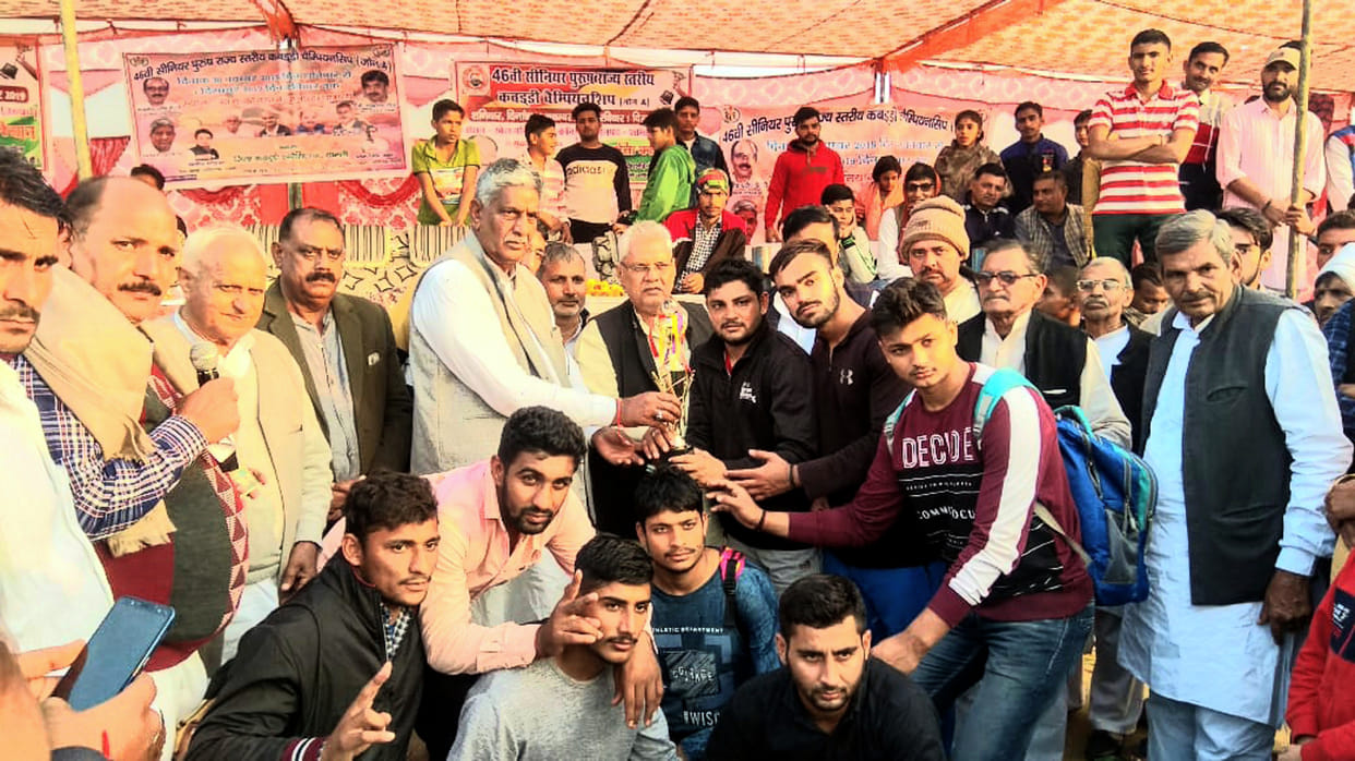 Shamli's team became winner in state kabaddi competition