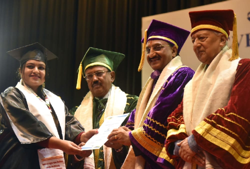 Nsa Ajit Doval will told Success path to students in hnb university convocation photos