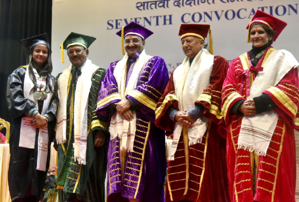 Nsa Ajit Doval will told Success path to students in hnb university convocation photos