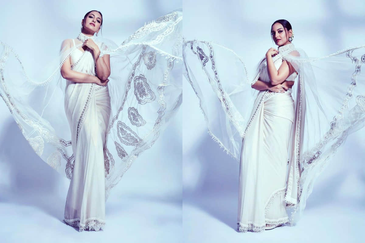 sonakshi rocks traditional look beautifully in saree during dabangg 3 promotion