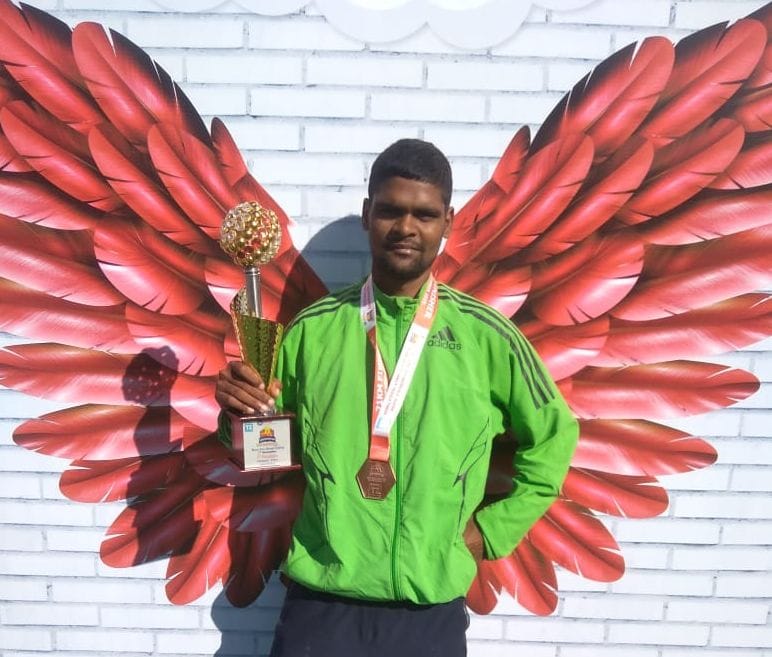 gold medal win in half merathon