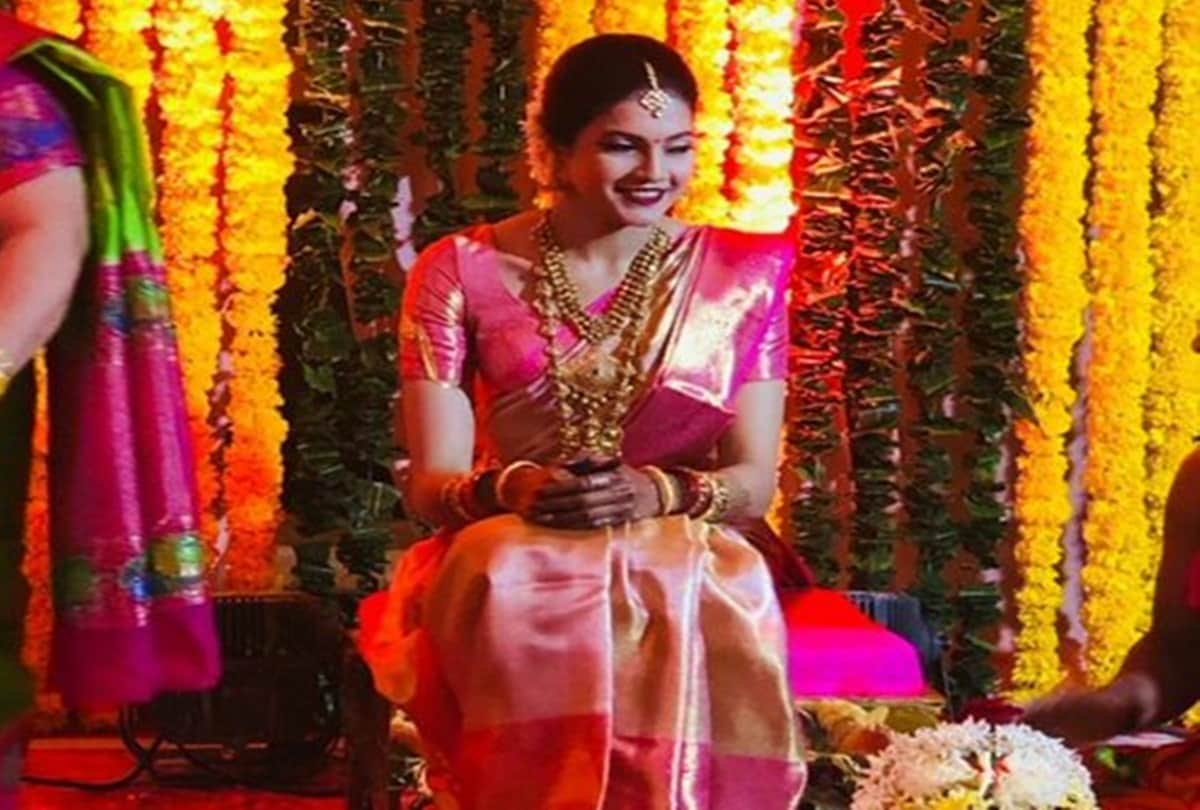 Actress ashrita shetty and cricketer Manish pandey Mehndi to marriage pics