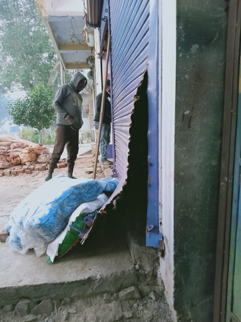 attempt of theft in house