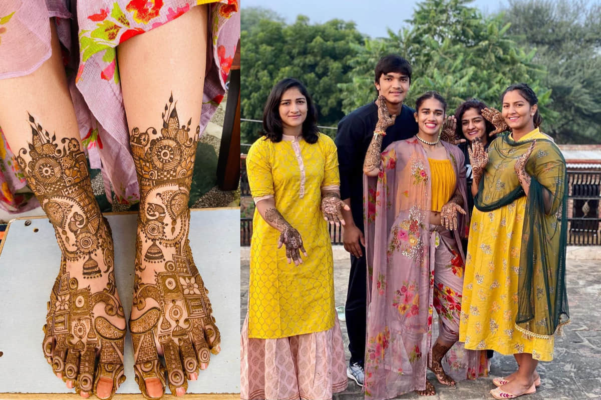 wrestler babita phogat married to vivek suhag wedding looks