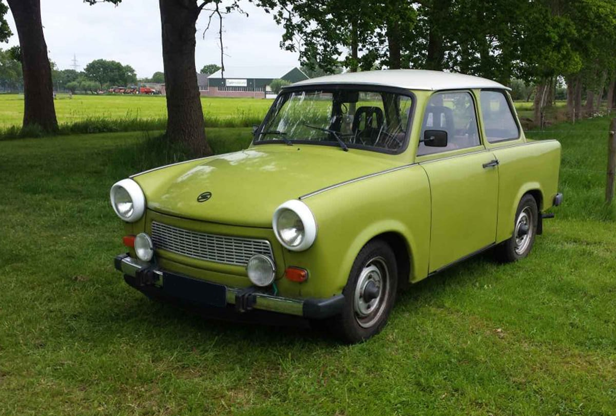 Japan made wood car, Trabant, BRICKLIN SV-1, VELOREX OSKAR also producecd