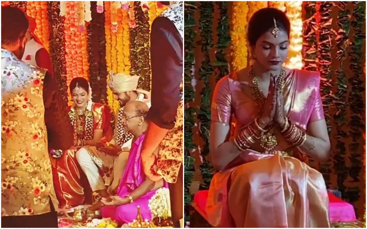 Manish Pandey And Actress Ashrita Shetty Marriage Pics Out