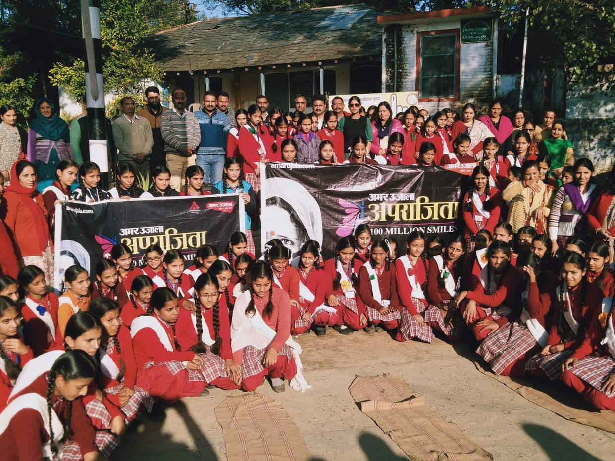 aparajita,aparajita 100 million smiles,aparajita hamirpur