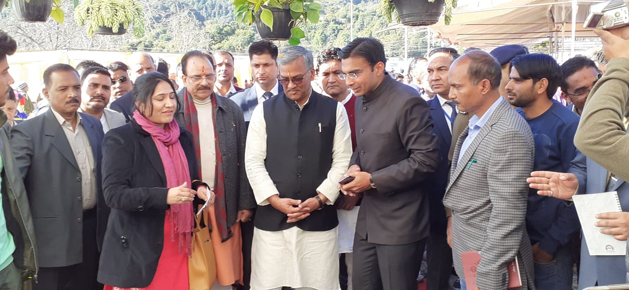 Bhimtal gifted helipad, temple beautification and badminton hall