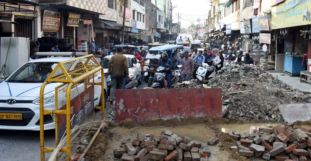jaam on khairnagar pulia