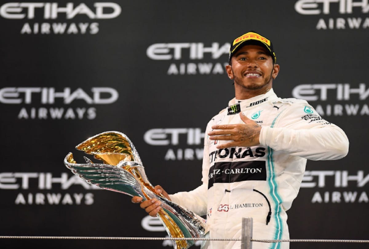 Lewis Hamilton wins his 6th championship winning season with a victory at the Abu dhabi grand prix