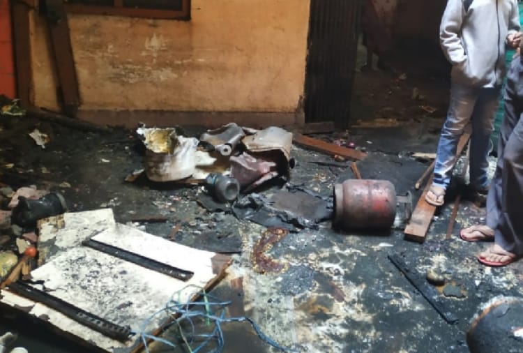 Cylinder burst in a house, eight year old girl scorched