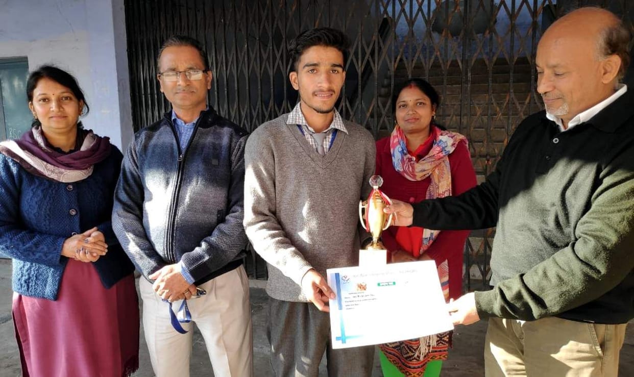 Sunil's model selected for national level exhibition