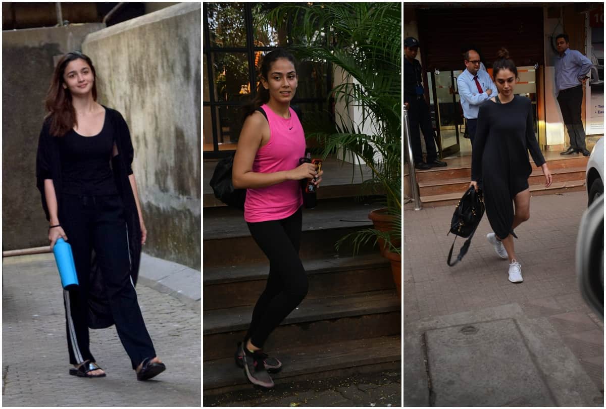 Spotted Malaika Arora Kriti Sanon Arjun Kapoor Alia Bhatt Kiara Kartik Bhumi Ananya Mira Rajput
