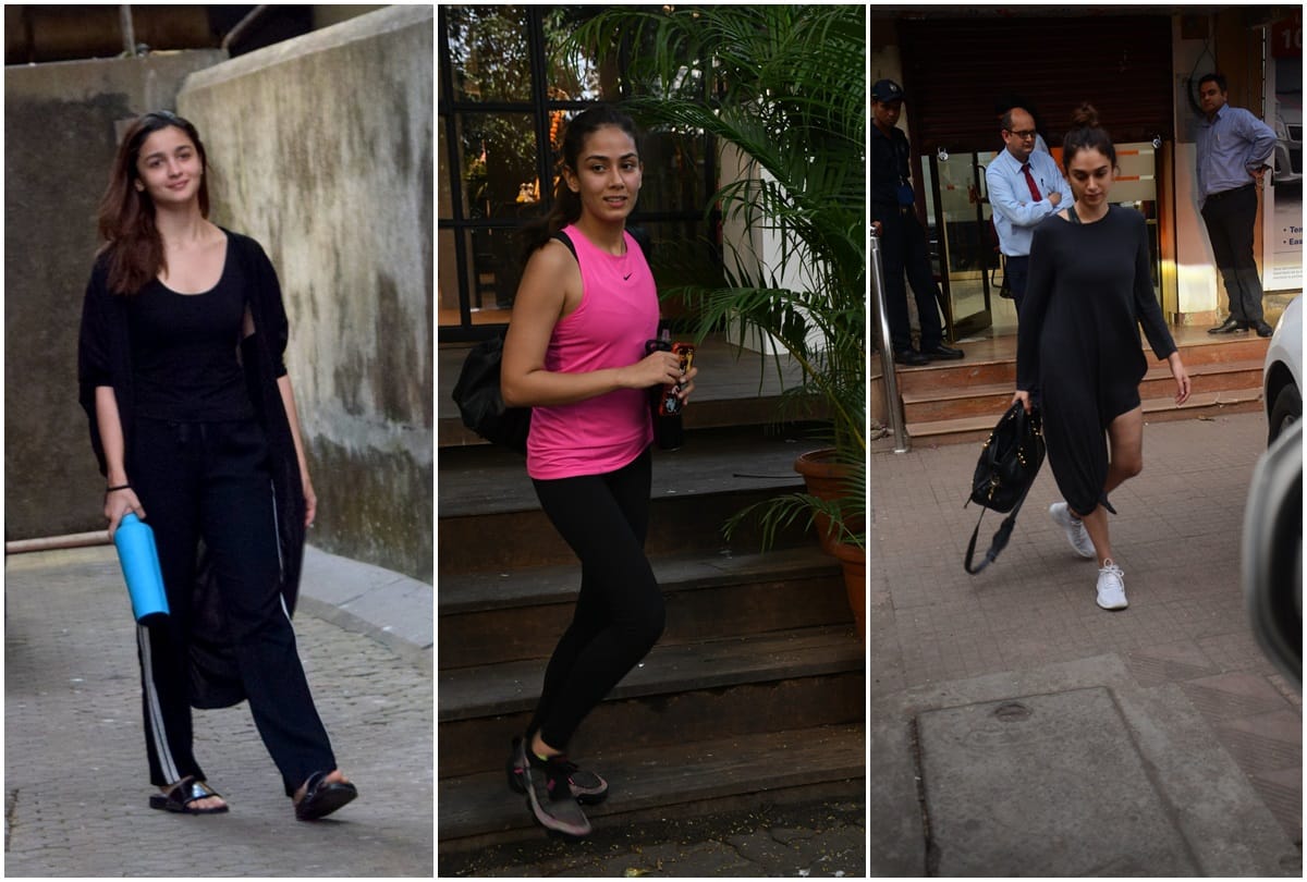 Spotted Malaika Arora Kriti Sanon Arjun Kapoor Alia Bhatt Kiara Kartik Bhumi Ananya Mira Rajput