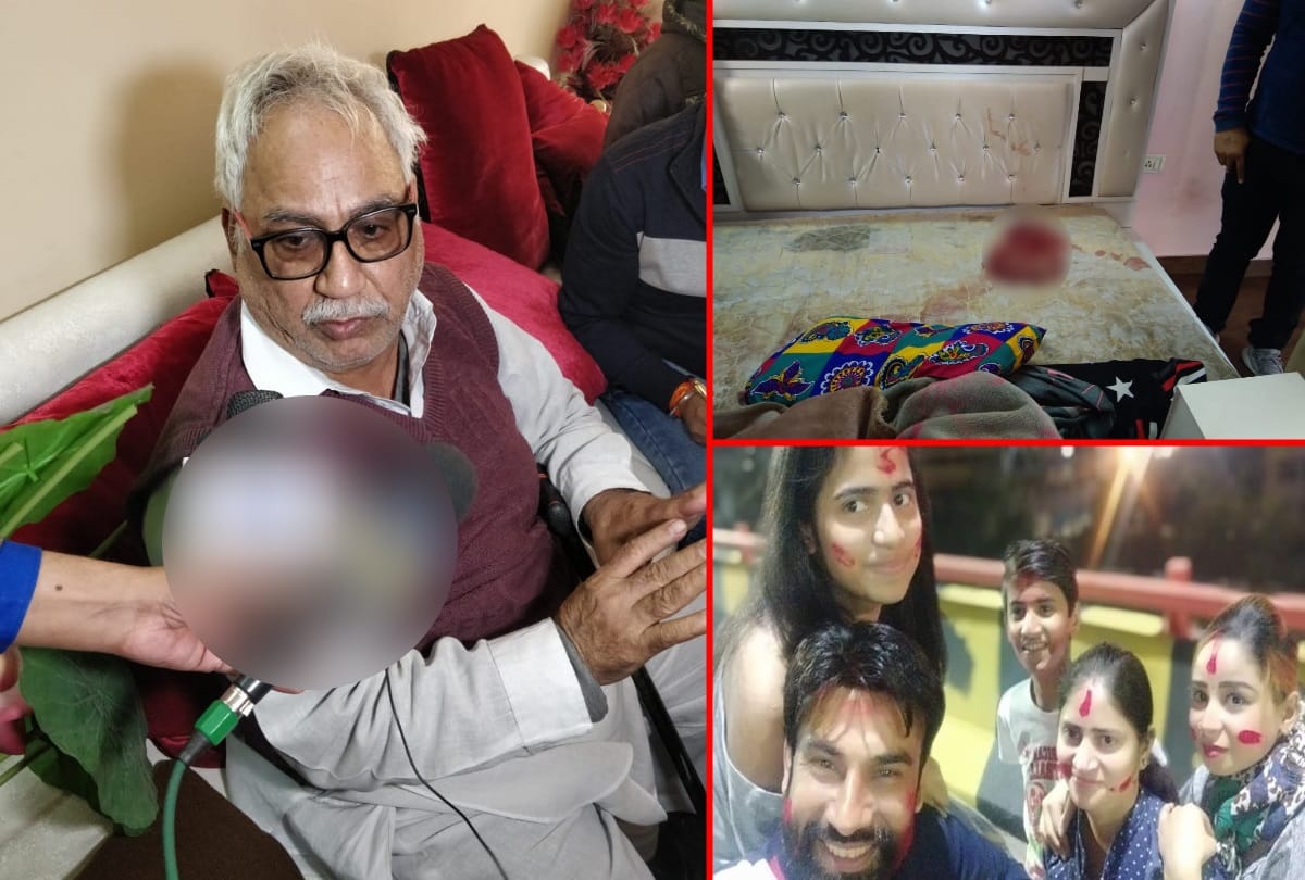 Ghaziabad indirapuram man kills son daughter video calls friend say sorry suicides with wife manager