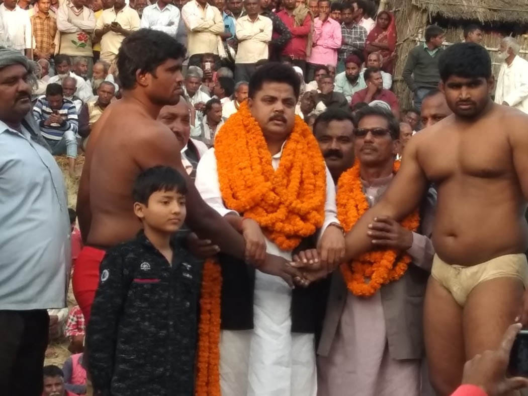 local wrestler dominated