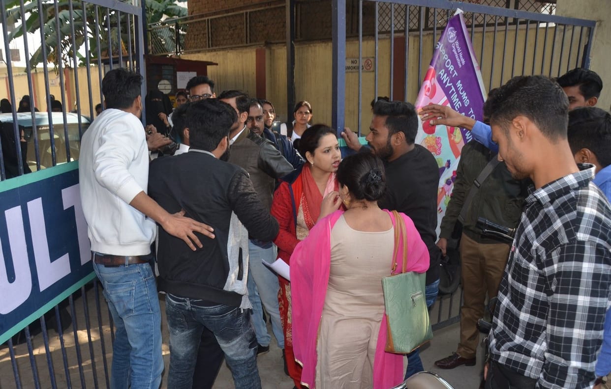 Medical Students protest