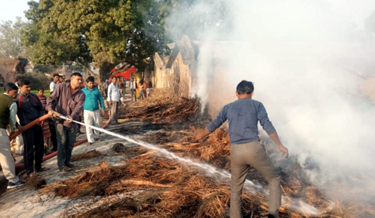 faire accident, kasganj