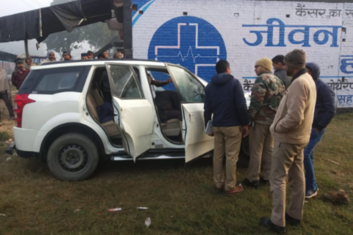Person strangled to death in saharanpur, dead body found on driving seat