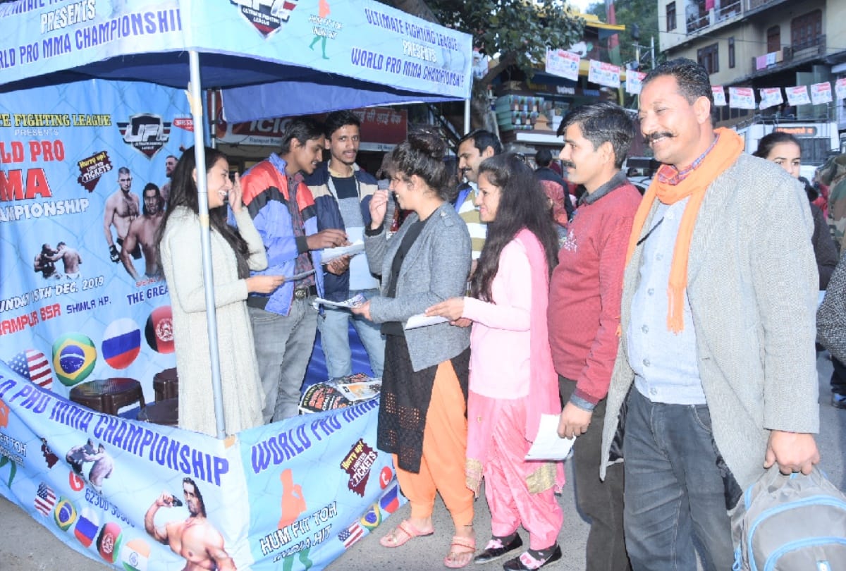 Craze to watch Khali's fight here, great rush for tickets at rampur shimla