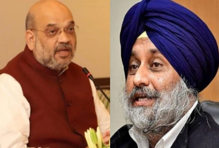 Sukhbir badal, SAD delegation will meet Home Minister Amit Shah
