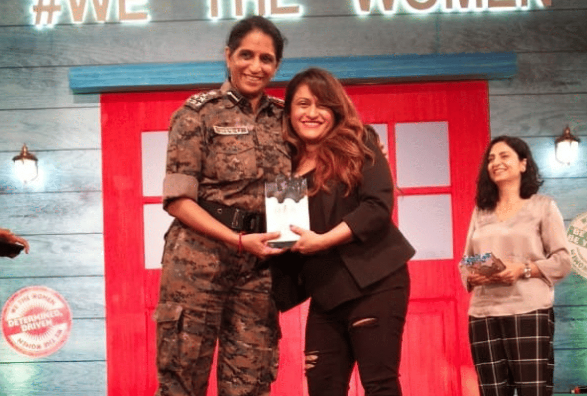 Rohini Iyer awarded we the woman award